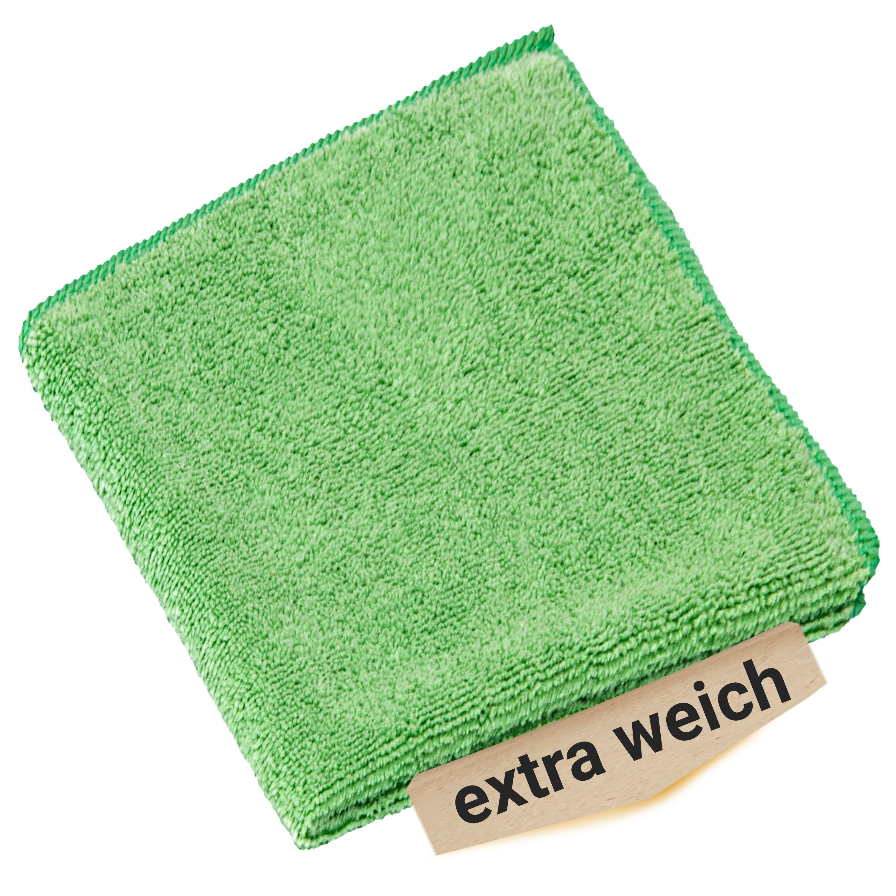 Microfiber cloth, cleaning cloth set for fine cleaning and care