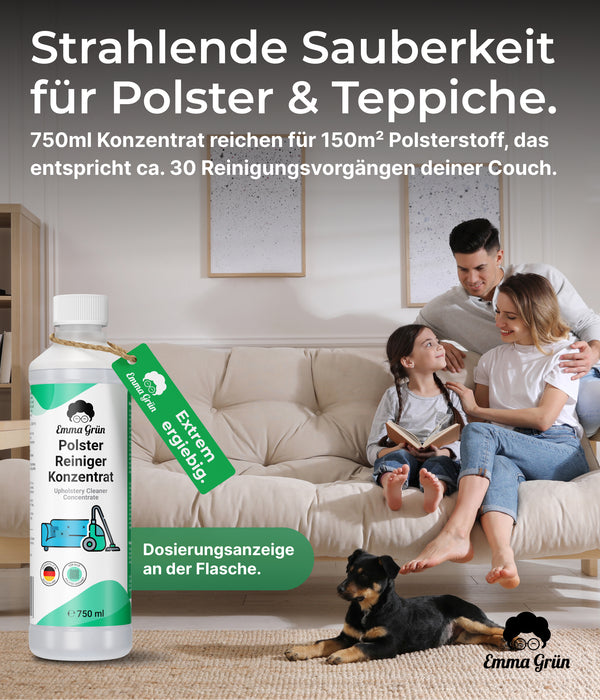 Polster Konzentrat 750 ml, für Teppiche & Sofas, geeignet für alle Waschsauger