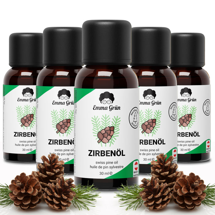 Zirbenöl 30 ml, ätherisches Öl naturrein & hochdosiert, nachhaltiger Wildwuchs