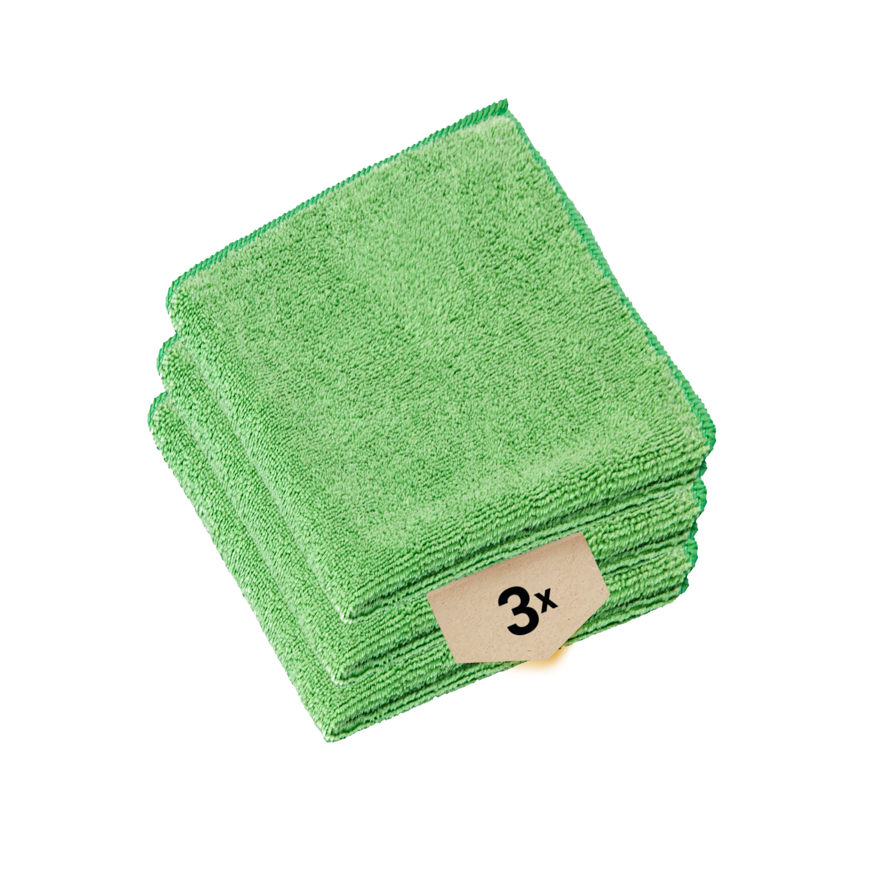 Microfiber cloth, cleaning cloth set for fine cleaning and care