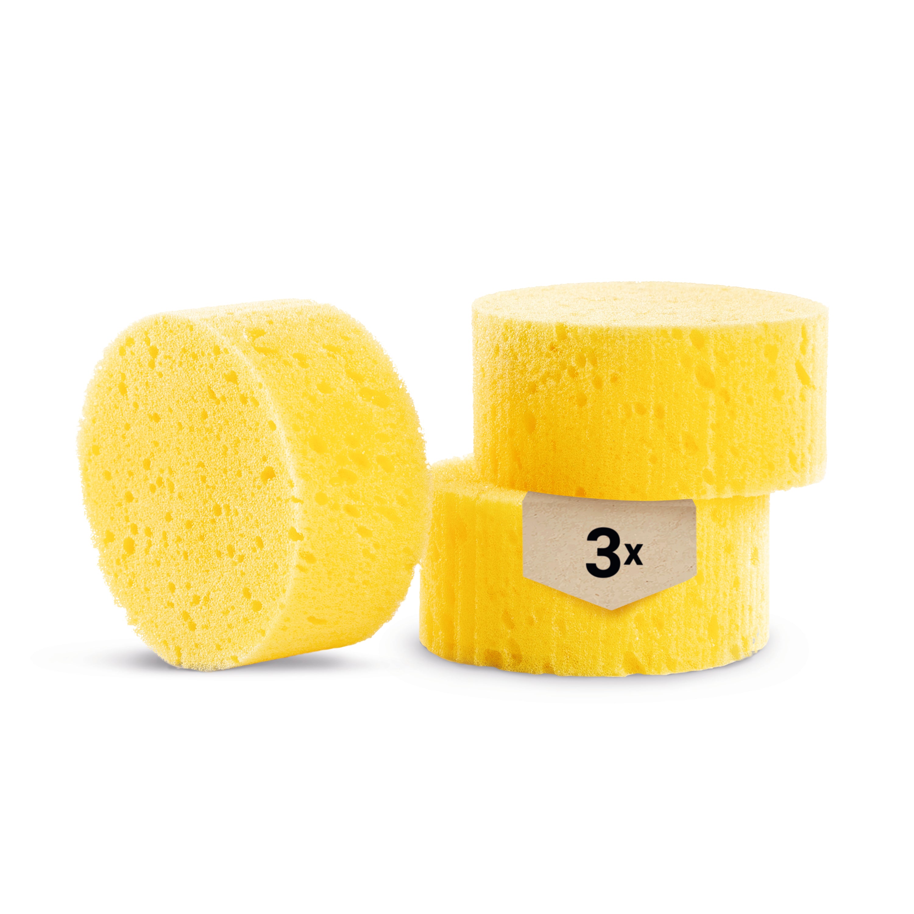 Foam polishing sponges for wood &amp; leather care, coarse &amp; fine sponges washable 